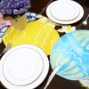 Grelucgo Embroidered Easter Eggs Table Runner, Spring Seasonal Dining Table