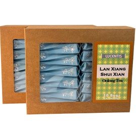 Lan Xiang Shui Xian Rock Oolong Tea (兰香水仙岩茶) – 30 Teabags, Loose Leaf, 8.81oz (250g) – Wuyi Roasted Oolong with Orchid & Cinnamon Aroma – Chinese Tea for Clarity & Inner Balance