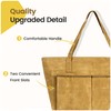 Heavy Duty 16OZ Waxed Canvas Grocery Bag - Foldable Multifunctional