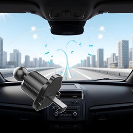 Calsgkspray Mobile Bracket Clip Air Vent Clip for Most Car Phone Holder Cell Holder Mount Vent Grip Joint Ball Dia Universal Air Vent for Car Phone Mount Holder Grip Automobile Accessories 17mm