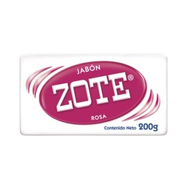Zote Limpiador Facial Rosa 200g Jab?n Barra Rosa Caja