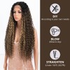 Style Icon Highlight Brown 30 Inches Long Deep Curly Wave