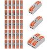 25PCS Lever Wire Connectors, Quick Connect Wire Splice Connectors Compact
