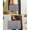 Soulgo PU Leather 15.6" 16.1" Portable Monitor Case with Back