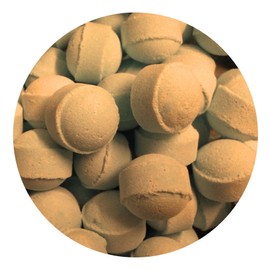 30 x Scented Bath Marbles Fizzers Mini Bombs in Gift Bag (Ylang & Patchouli)