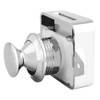 POFET Push Button Latch Knob Housing Lock Cupboard Door Drawer