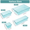 WOWBOX 25 PCS Plastic Drawer Organizer Set, 4 Sizes Desk