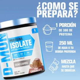 Proteína Whey Hs Hidrolizada Isolate D-mon 250g 6 Servicios