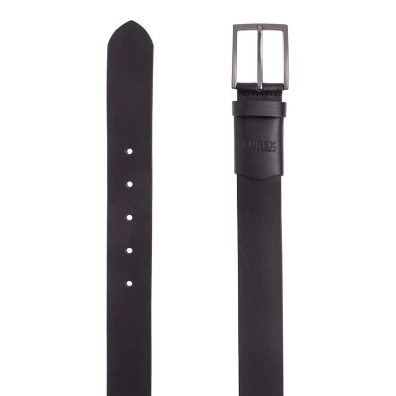 Eurex by Brax Men's Leather Elegant Sporty Belt, 02 Black