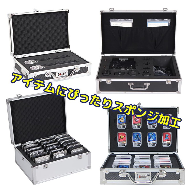 BAGandCASE ALIKAN Aluminum Case, Small, Thin, Attache Case, Business Case,