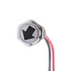 12V Dashboard Indicator Indicator Light Flat Head Dashboard Metal Lamp