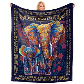 Einanmut Mum Birthday Gifts, Birthday Gifts for Mum, Mum Gifts, Birthday Presents for Mum, Gifts for Mum on Her Birthday, Mum Gifts for Birthday, Mothers Day Unique Gifts, Blanket 60" x 50"