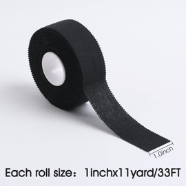 Hockey Tape – Multipurpose Cloth Tape Roll for Lacrosse, Baseball, Softball Bats, Rackets, Pullup Bars, and Gardening Tools. Ideal for Wrist, Ankle, Foot, Knee, and Hand Taping Sports Gift 4rolls