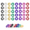Kiaxffy Acupressure Ring, Pack of 40 Massage Rings for Fingers,