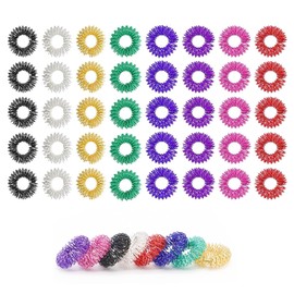 Kiaxffy Acupressure Ring, Pack of 40 Massage Rings for Fingers, Finger Massage Rings for Better Blood Circulation and Relief of Joint Pain