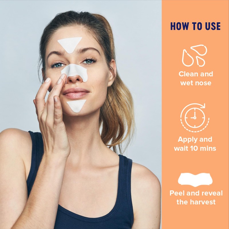 Bioré T-Zone Blackhead Remover Strips, Deep Cleansing Pore Strips, (5