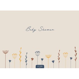 Baby Shower Guest Book: Baby Shower Sign in Guest Book | Gender Neutral Host Gift for Baby Shower Basket | Guests Can Write in Predictions and Advice | Space for Whishes & Photos | Present Boy & Girl