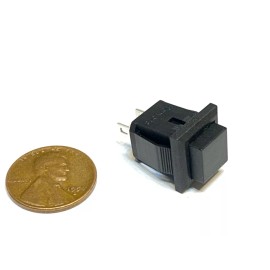 NC 1 Piece NC square Black DS-430 push button switch Momentary Closed open N/C E3
