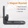 MUTOOP Magnet Level Durable L-Shape Magnetic Bracket Leveling 1/4" Thread