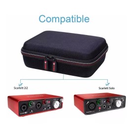 Estuchelandia Estuche Rigido Interfaz De Audio Focusrite Scarlett Solo 2i2