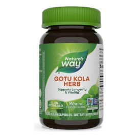Natures Way Gotu Kola Herb Hierba Gotu Kola 100caps Sabor Neutro
