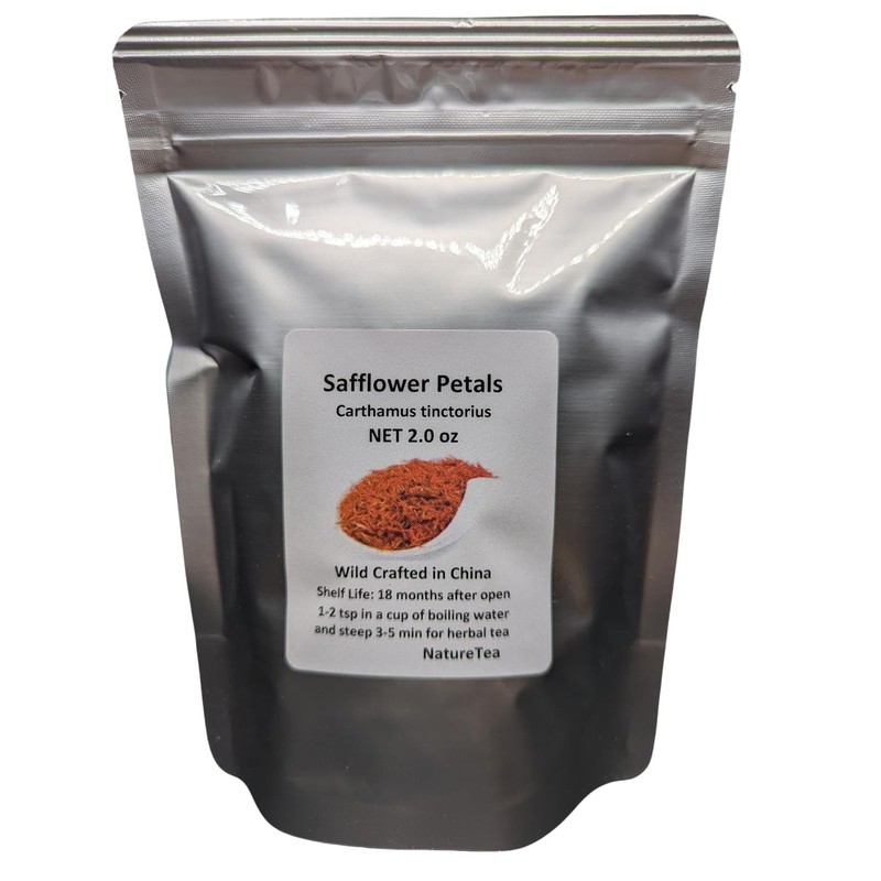 Safflower petals - Carthamus tinctorius Dried Loose petals from 100%