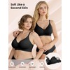 Vertvie Wireless Bras for Women Full Coverage Supportive Seamless Bralettes
