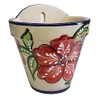 Spanish Wall Planter, Flower Pot, Planter, Wall Pocket 5.5""D