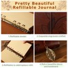 Chinco 5 Pcs Journal Notebook Refillable Leather Diary Leather Vintage