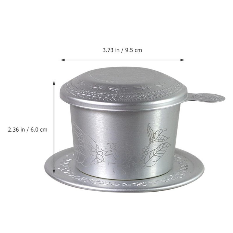 Angoily Vietnamese Coffee Filter, Stainless Steel Cup Coffee Filter Coffee