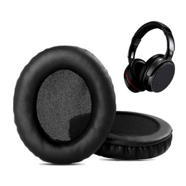 HTINDUSTRY Replacement Earpads Cushion Compatible with Ausdom ANC7 Wireless Bluetooth Headphone Ear Pads with Softer Protein Leather/Memory Foam