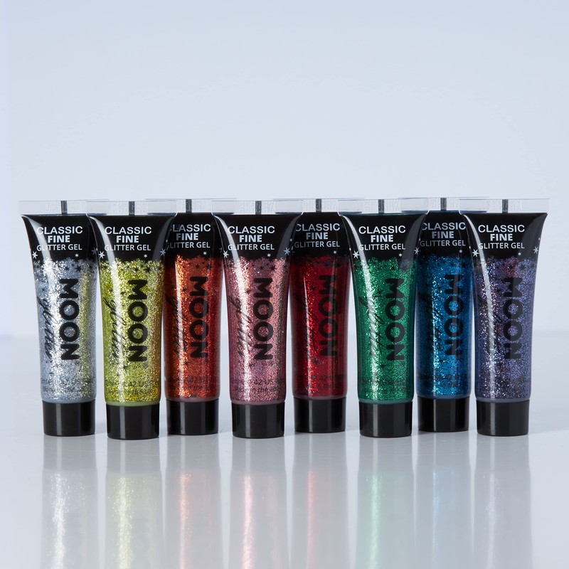Classic Fine Glitter Gel by Moon Glitter - 12ml -