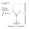 Luigi Bormioli Supremo Chianti Stemglasses (Set of 2), 15.25 oz,