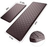StepAura Kitchen Mats for Floor 2 Piece - Anti Fatigue