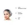 Disposable Shower Cap, Waterproof Transparent Plastic Shower Cap, Hair Protection