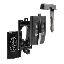 Key Fob Remote Shell Case Replacement for 2009 2010 2011 2012 Ford Taurus Lincoln MKT MKS 4-Button M3N5WY8406 No Programming Required