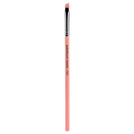 Bdellium Tools Professional Makeup Brush - Pink Bambu Series 762 Small Angle - With Soft Synthetic Fibers, For Shaping & Filling Eyebrows (Pink, 1pc)