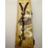 St. Pio Devotional Cord Rosary Wood - 19" L, 1