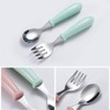6 Unidades de Tenedor y Cuchara, Utensilios para Niños Pequeños,
