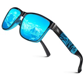 LINVO Polarised Sunglasses for Men Women Driving Sun Glasses 100% UV Protection Square Shades