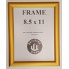 Gold Snap Poster Frame/Picture Frame/Notice Frame 8.5 x 11 Front