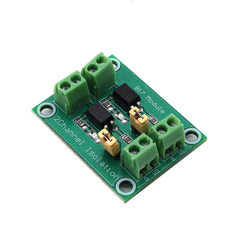 DollaTek 5pcs 817 Optocoupler 2-Way Voltage Insulation Board Voltage Control