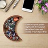 Curawood Moon Tray Crystal Holder - Display Your Crystals &