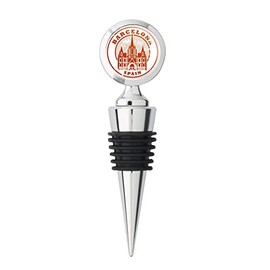 Barcelona Catalunya Spain Metal Stainless Steel Bottle Wine Stopper