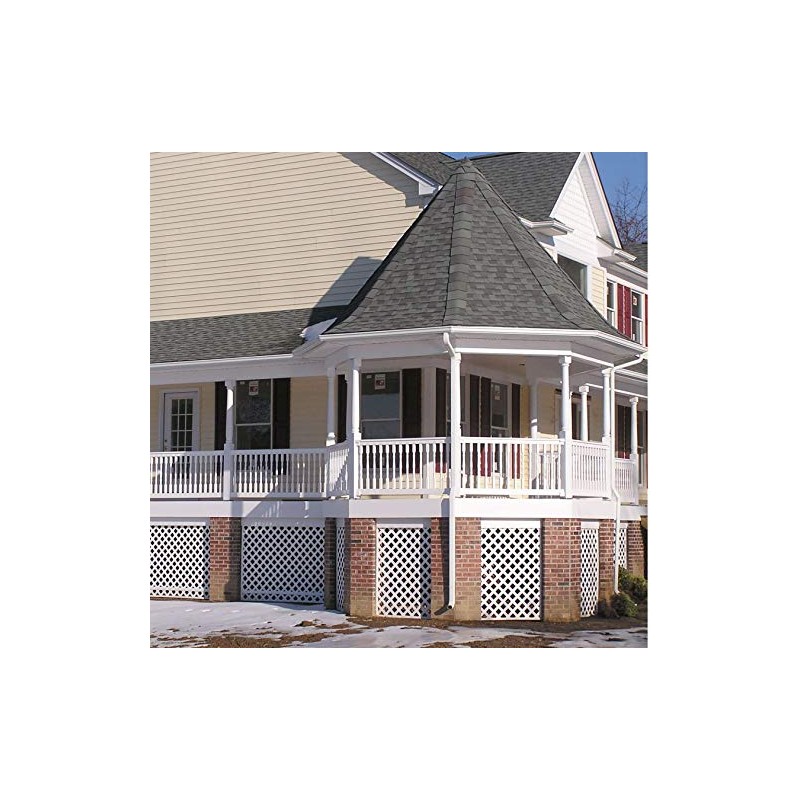White Colonial Style Vinyl Railing Spindle (9 Pack) (1 1/2"