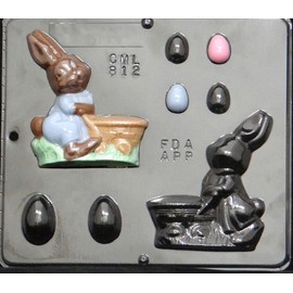 Bunny Basket Assembly Chocolate Candy Mold Easter 812