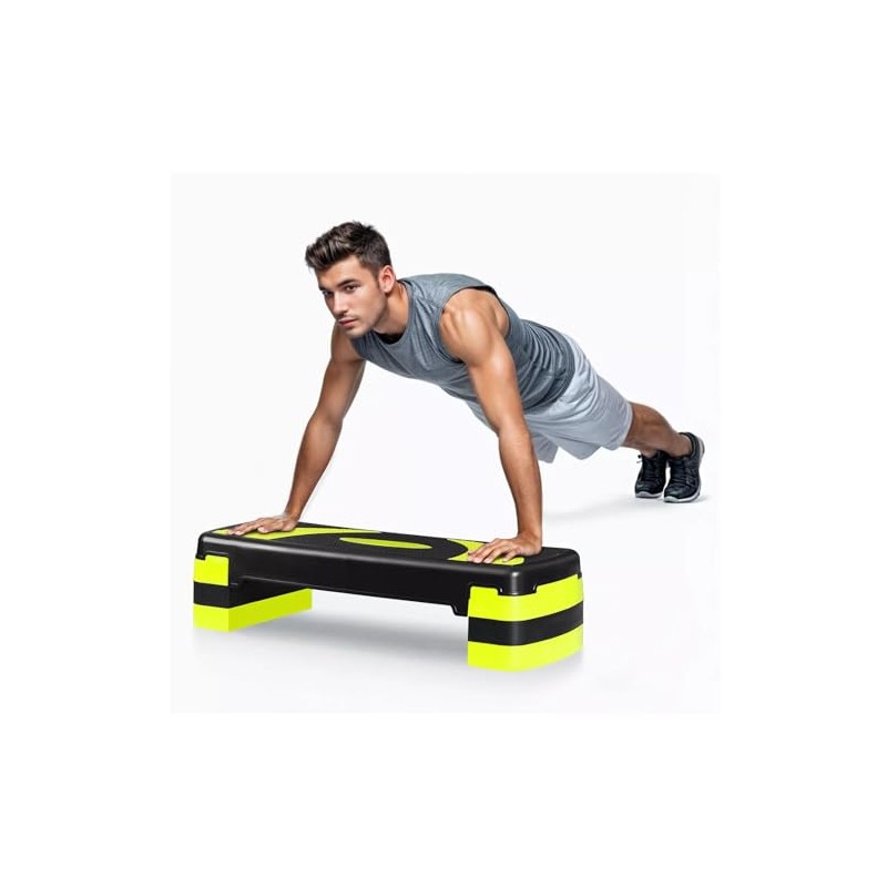 Venbytech for 31" Adjustable Exercise Step Platform, 3-Level Height Non-Surface