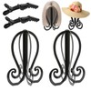 FcaecY 2 Pcs Durable Wig Holder Travel, Portable Wig Stand,
