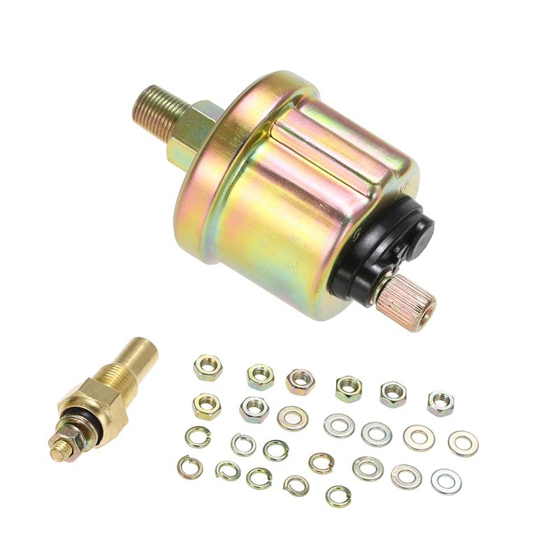 Domary 52MM Oil Pressure Celsius Water Temperature Gauge Voltmeter Chrome