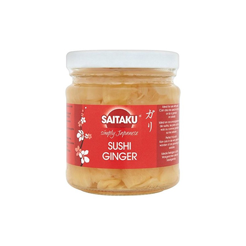 Saitaku Sushi Ingwer (190g) - Packung mit 2